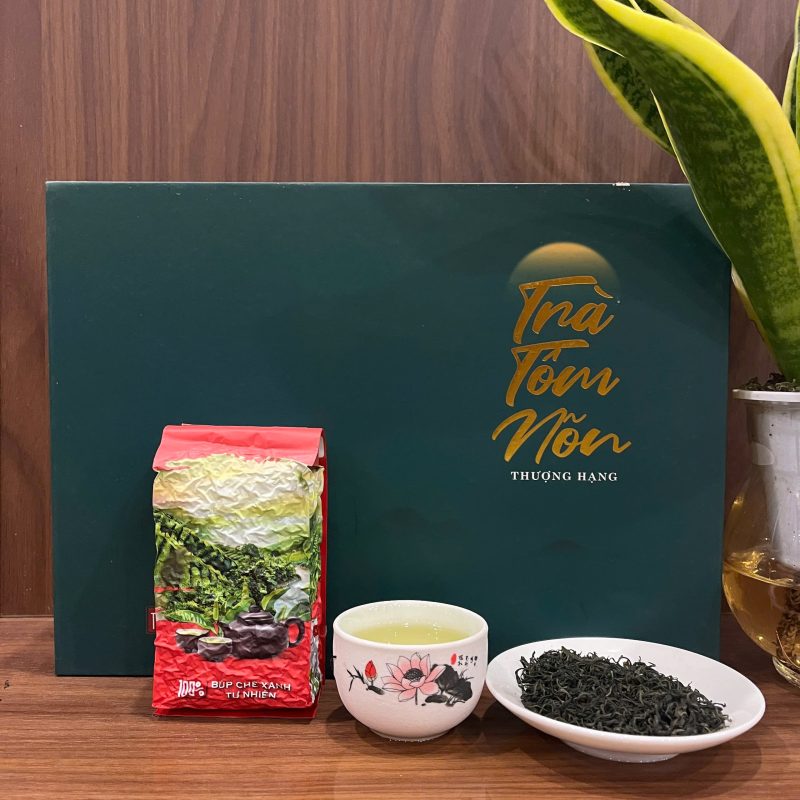 Trà nõn tôm thượng hạng Thái Nguyên, trà ngon cao cấp, đóng gói sang trọng