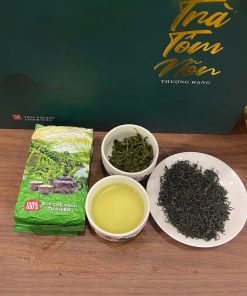 Trà nõn tôm đặc sản Thái Nguyên, trà xanh truyền thống, đóng gói đẹp làm quà tặng
