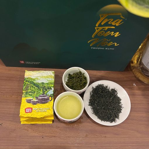 Trà nõn tôm ngon Hoàng Liên – Tinh túy từ những búp trà non đầu mùa, nhẹ mà sâu.