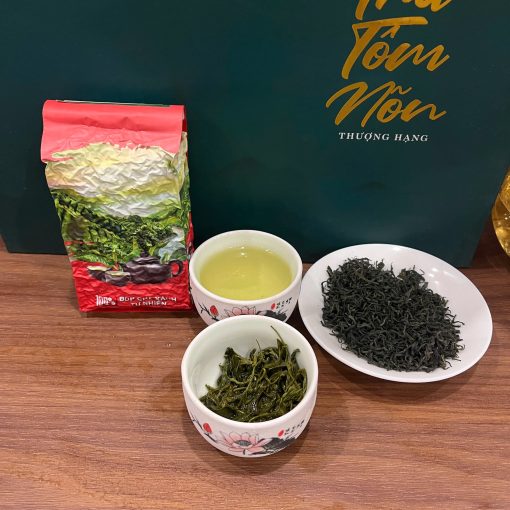 Trà nõn tôm thượng hạng Thái Nguyên, trà xanh cao cấp, đóng gói sang trọng