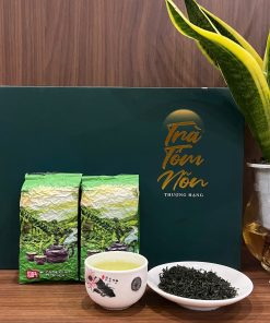 Trà nõn tôm đặc sản Thái Nguyên, trà xanh truyền thống, đóng gói đẹp làm quà tặng
